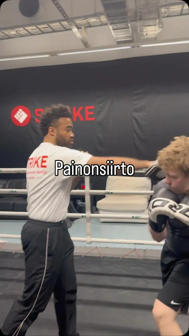 Painonsiirto on voimantuotossa A ja O😎 #nyrkkeily #strikehki #boxing #urheilu #helsinki