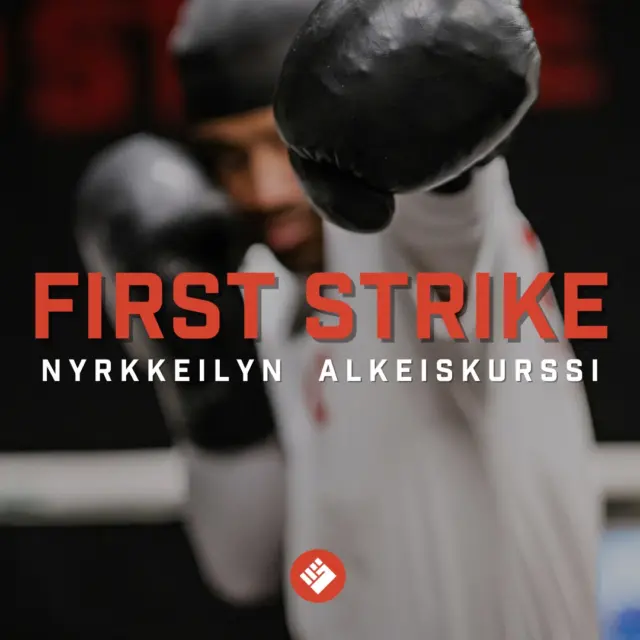FIRST STRIKE -alkeiskurssi alkaa 11.08! 🥊🔥 Heinäkuun Early Bird -hinta vain 79 € (norm. 95 €)Paikkoja on rajoitetusti.👉 Ilmoittaudu mukaan Strike Boxing -sovelluksessa.#StrikeHki #Nyrkkeily #StrikeBoxing #Urheilu #alkeiskurssilla